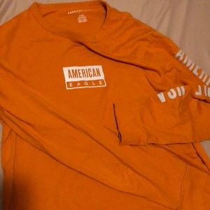 American eagle outfitters orange long sleeve